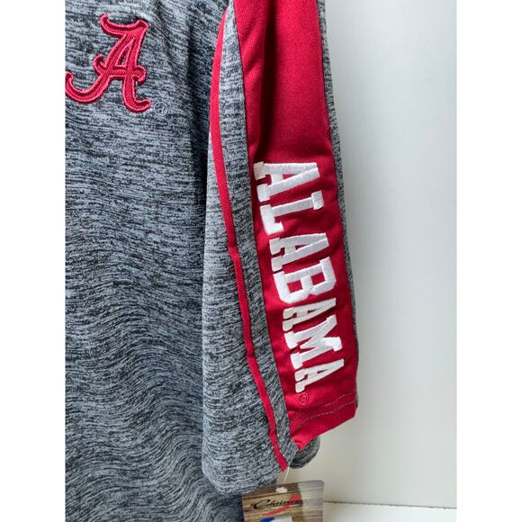 Alabama Crimson Tide Men’s Polo Golf Shirt Sz Large Gray Red Retails 50.00 New - Picture 3 of 8